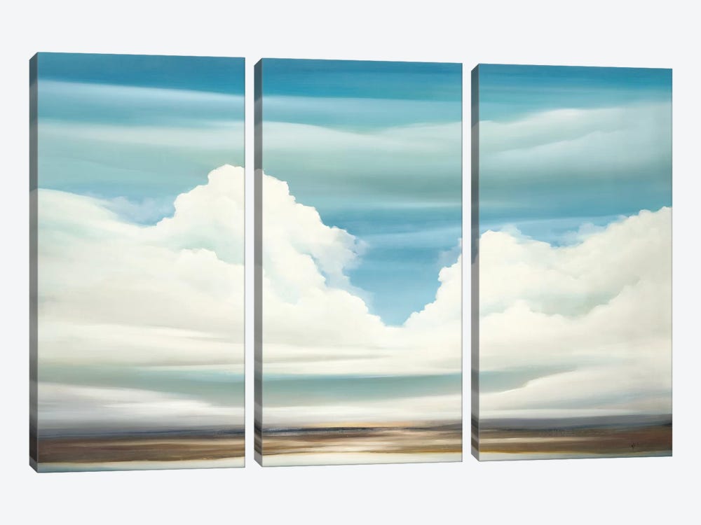 Scape 354 by KC Haxton 3-piece Canvas Wall Art