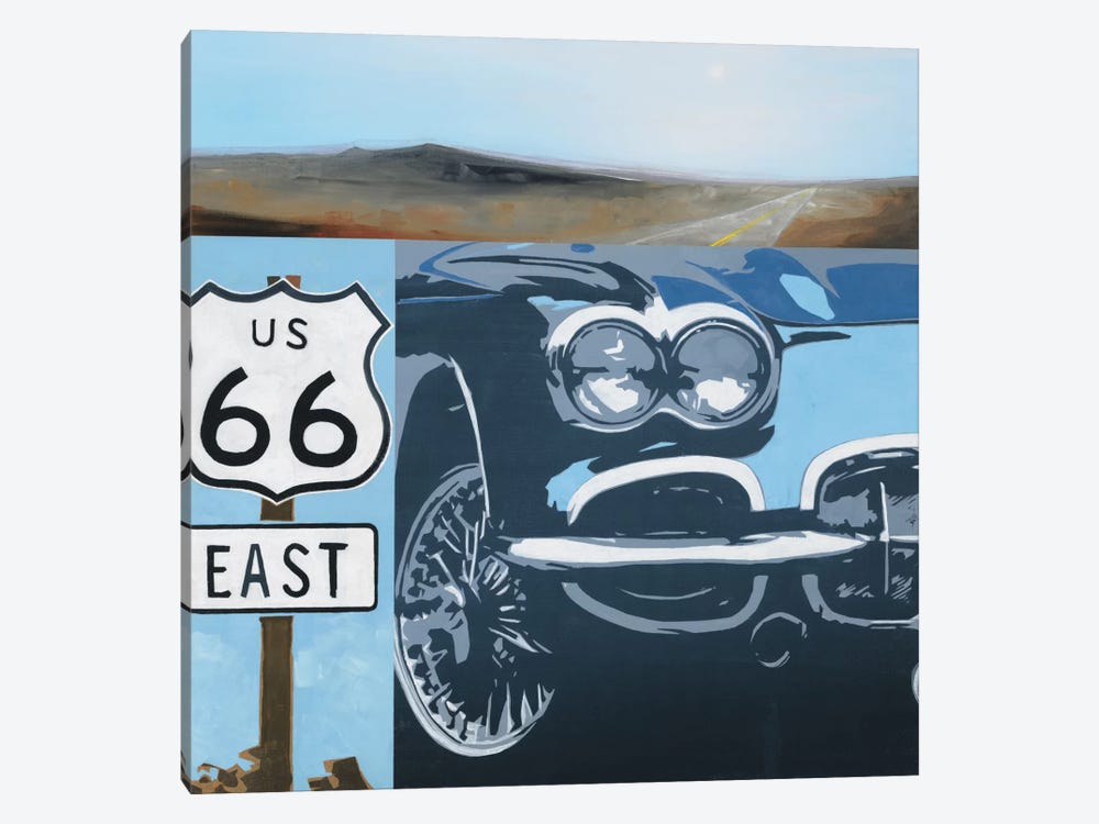 Route 66-A by KC Haxton 1-piece Canvas Artwork