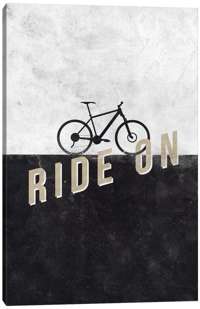 Ride On Canvas Art Print - Bicycle Art