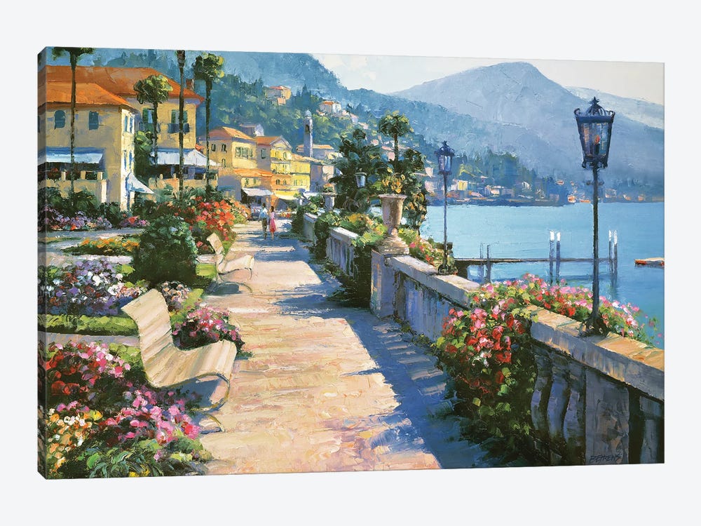 Bellagio Promenade by Howard Behrens 1-piece Canvas Art