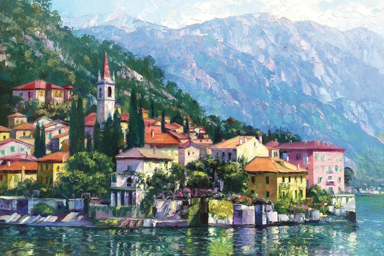 Reflections of Lake Como by Howard Behrens wall art