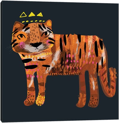 Tiger King Canvas Art Print - Helen Black