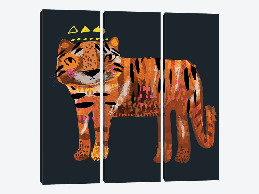 Tiger King by Helen Black 3-piece Art Print