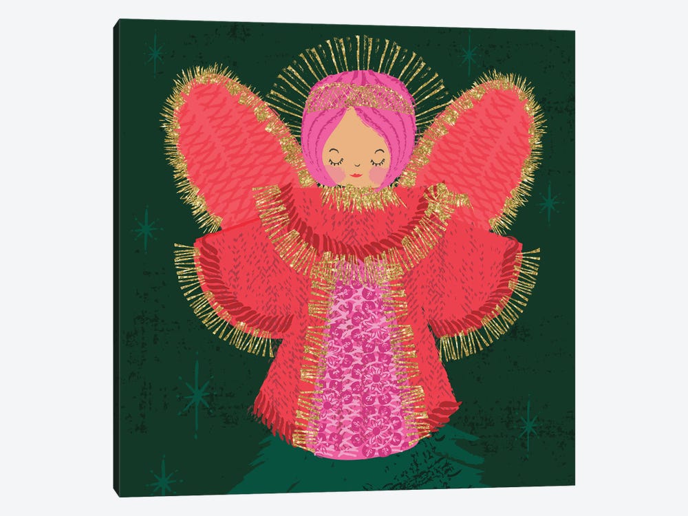 Christmas Angel by Helen Black 1-piece Canvas Artwork
