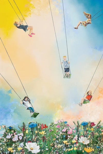 Wildflowers: Happiness I by Hanneke Pereboom