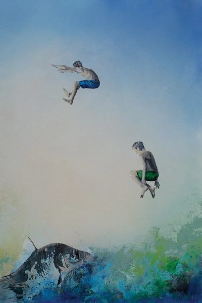 Free Falling: Jumping Boys, The Fish And The Ocean by Hanneke Pereboom