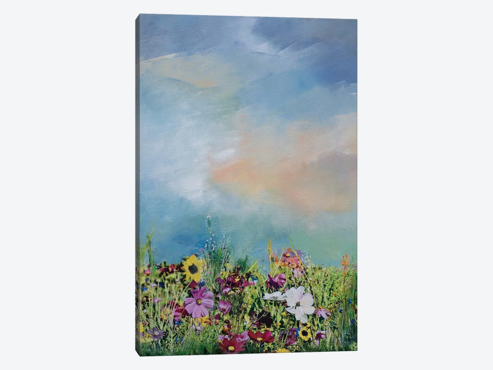 Meadow With Blooming Flowers I by Hanneke Pereboom 1-piece Canvas Art Print