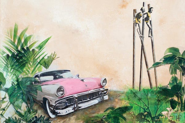 Hanneke Pereboom: A Holiday With The Pink Car II by Hanneke Pereboom