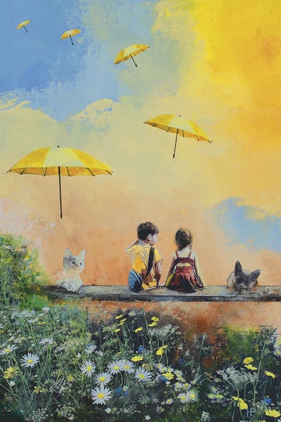 Best Friends II by Hanneke Pereboom canvas print