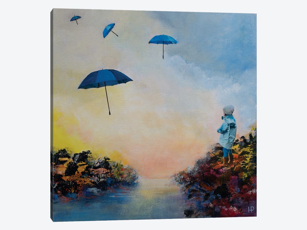 The Girl On The Bank Of The River I by Hanneke Pereboom 1-piece Canvas Art