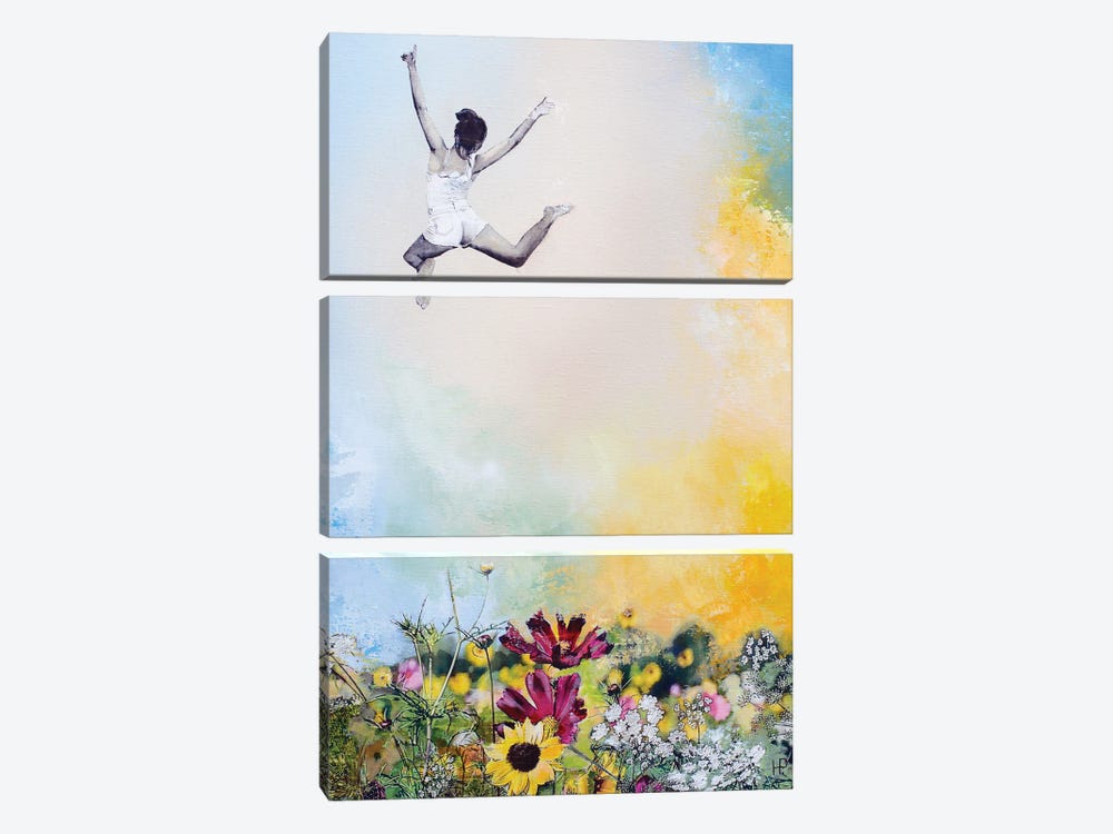 Summertime And The Living Is Easy II by Hanneke Pereboom 3-piece Canvas Art