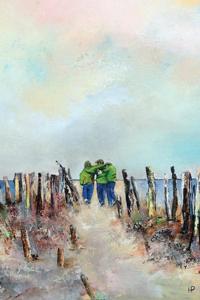 Hanneke Pereboom: Three Boys On The Beach by Hanneke Pereboom