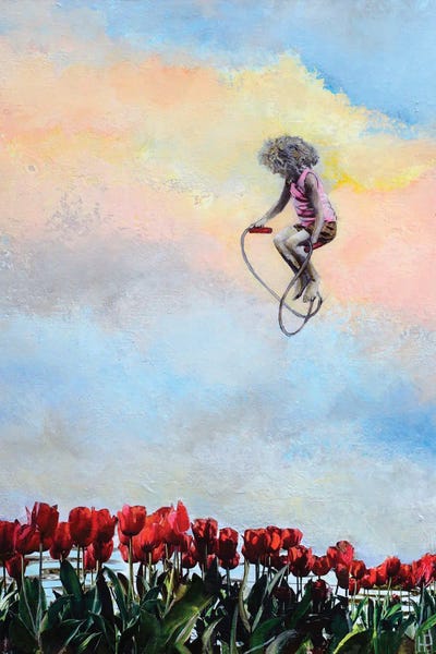 Tulips: Jumping In by Hanneke Pereboom
