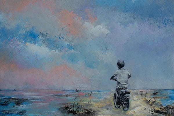 Grey Eminence: Bicycle by Hanneke Pereboom