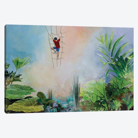 Cimbing In The Jungle II Canvas Print #HBM4} by Hanneke Pereboom Canvas Wall Art