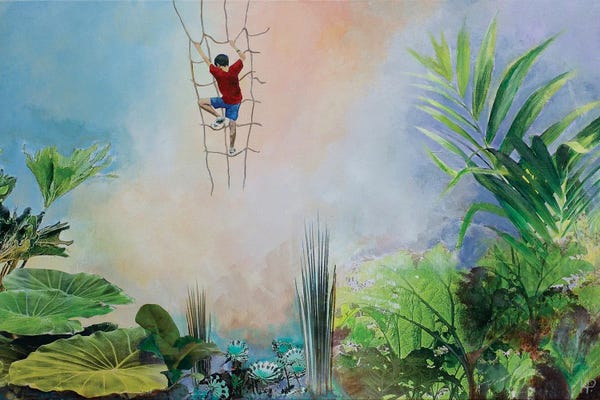 Free Falling: Cimbing In The Jungle II by Hanneke Pereboom