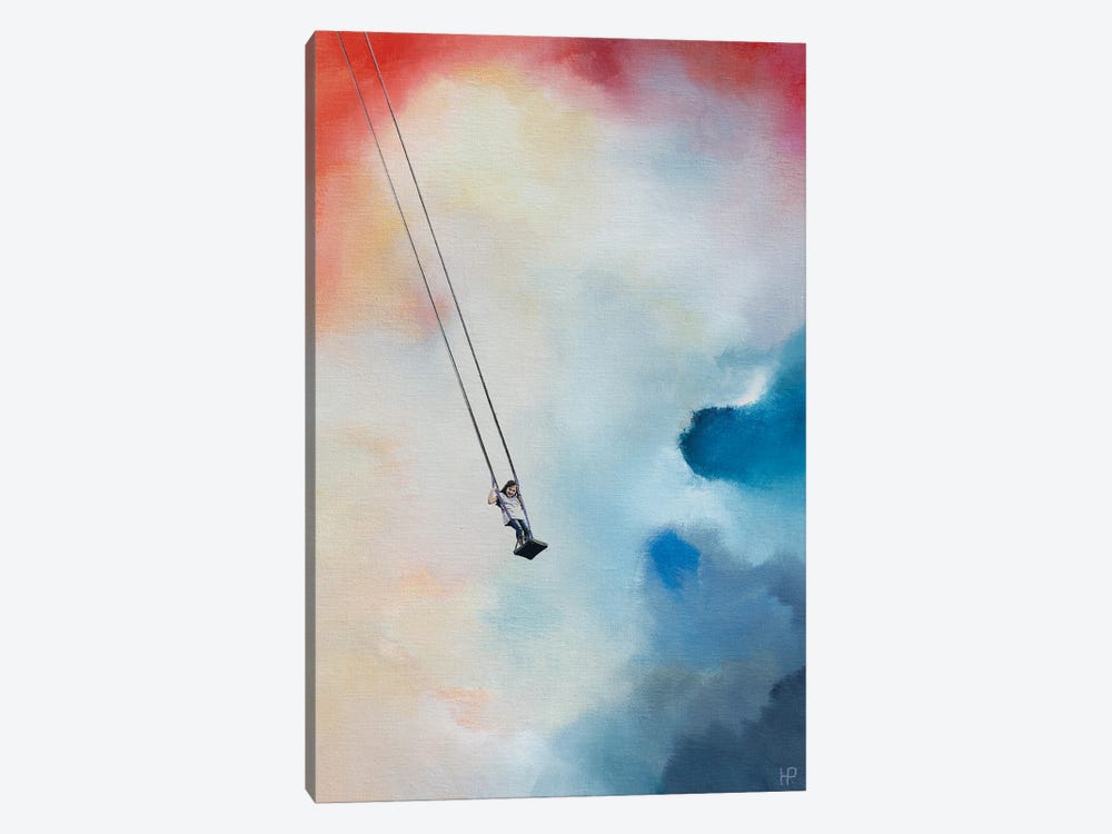 Girl On A Swing by Hanneke Pereboom 1-piece Canvas Artwork