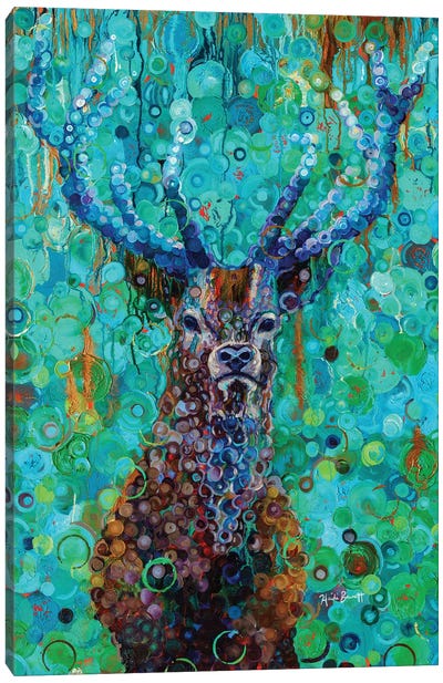 Forest King Canvas Art Print - Deer Art