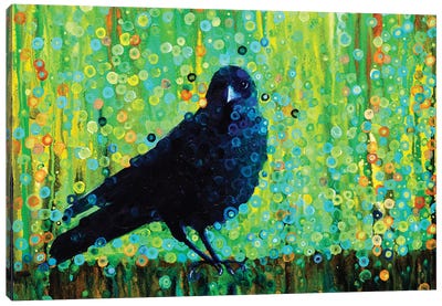 Mother Crow Canvas Art Print - Heidi Barnett
