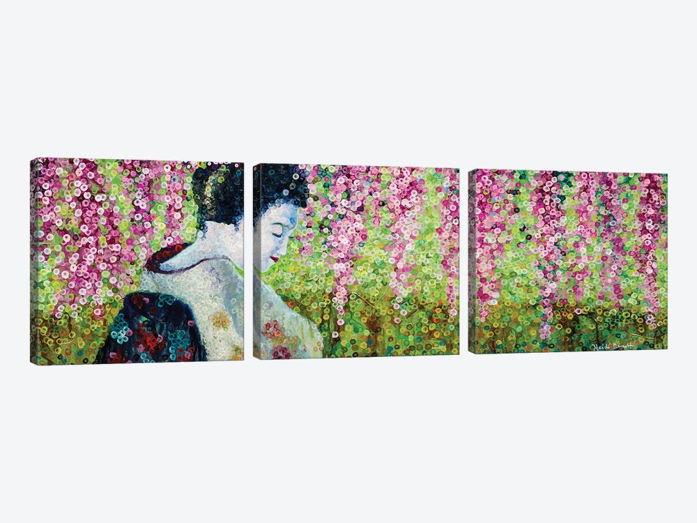Quiet Garden by Heidi Barnett 3-piece Canvas Wall Art