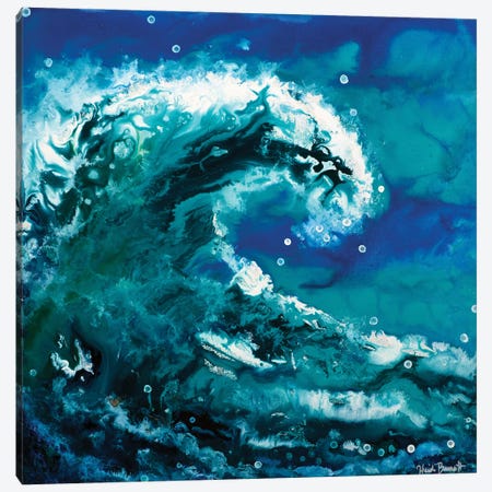 Ocean Wave Canvas Print #HBT48} by Heidi Barnett Canvas Art Print