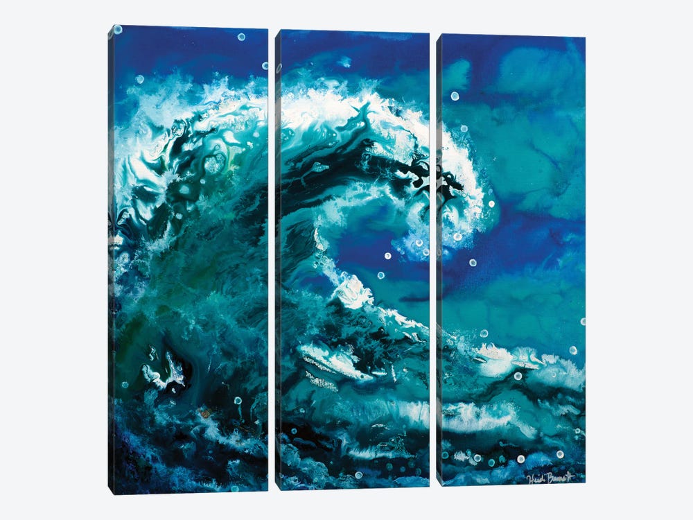 Ocean Wave by Heidi Barnett 3-piece Canvas Artwork