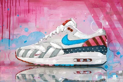 Nike Air Max 1 Parra Canvas Print by Jos Hoppenbrouwers | iCanvas