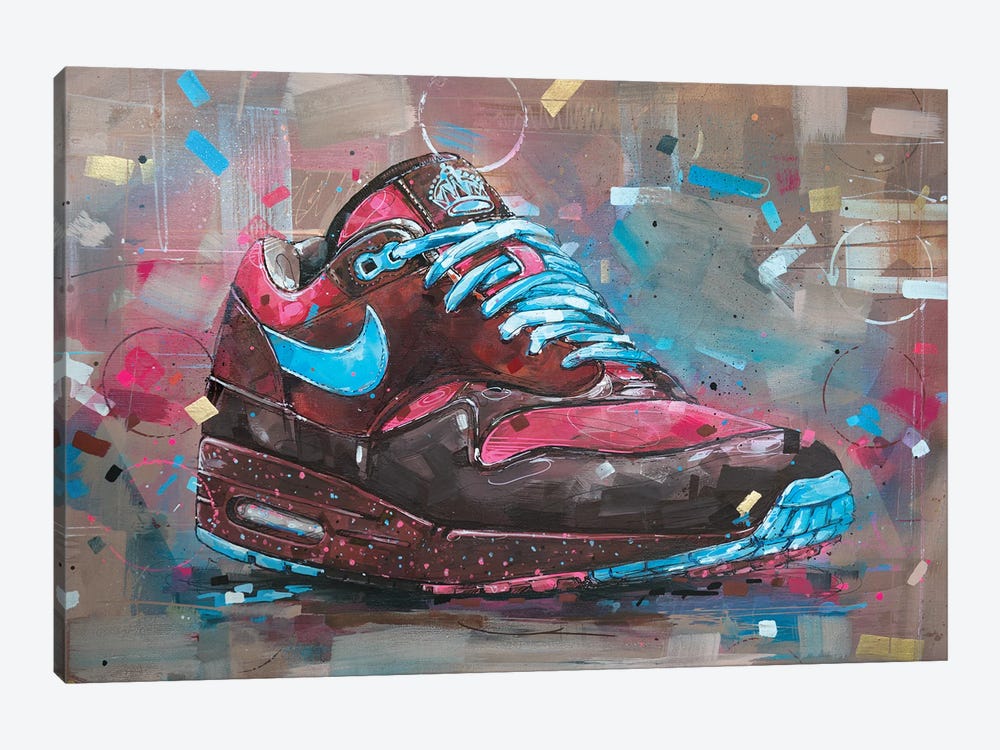 Nike Air Max 1 Parra Amsterdam by Jos Hoppenbrouwers 1-piece Canvas Print