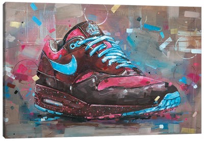 Nike Air Max 1 Parra Amsterdam Canvas Art Print - Jos Hoppenbrouwers