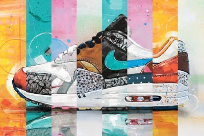 Nike Air Max 1 Parra Atmos Canvas Art by Jos Hoppenbrouwers | iCanvas