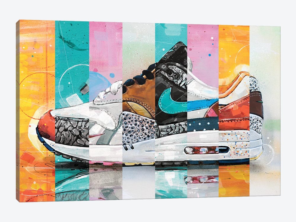 Nike Air Max 1 Parra Atmos Canvas Art by Hoppenbrouwers | iCanvas
