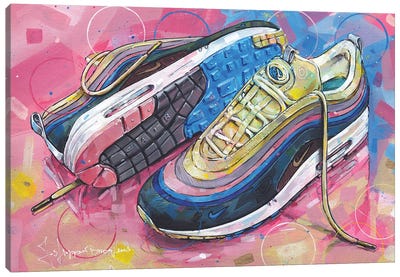 Nike Air Max 1 Sean Wotherspoon Canvas Art Print - Jos Hoppenbrouwers