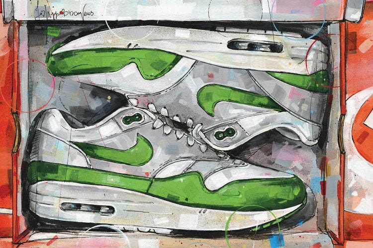 Nike Air Max 1 Shoebox Patta Green