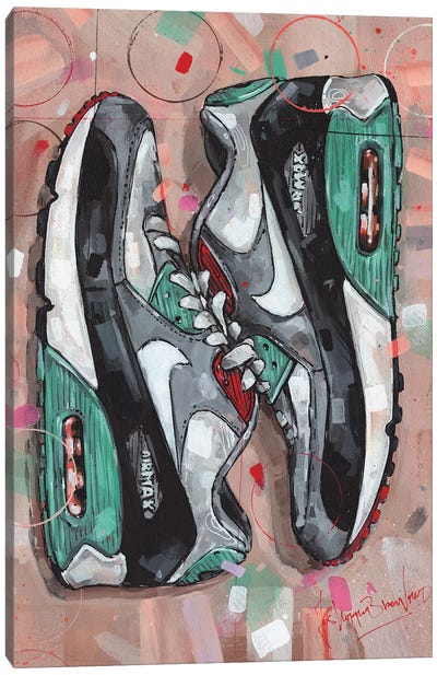Nike Air Max 90 Canvas Art Print - Jos Hoppenbrouwers