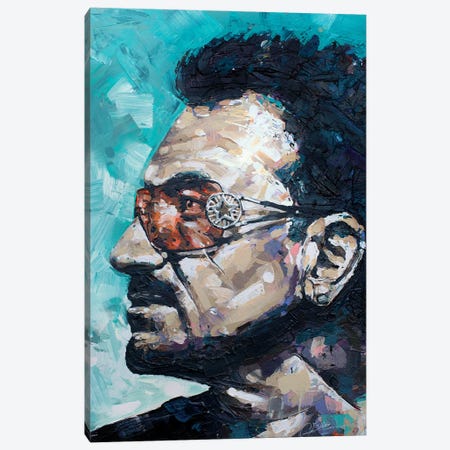 Bono U2 Canvas Print #HBW12} by Jos Hoppenbrouwers Canvas Print