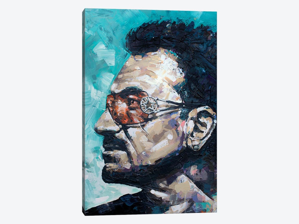 Bono U2 by Jos Hoppenbrouwers 1-piece Canvas Art Print