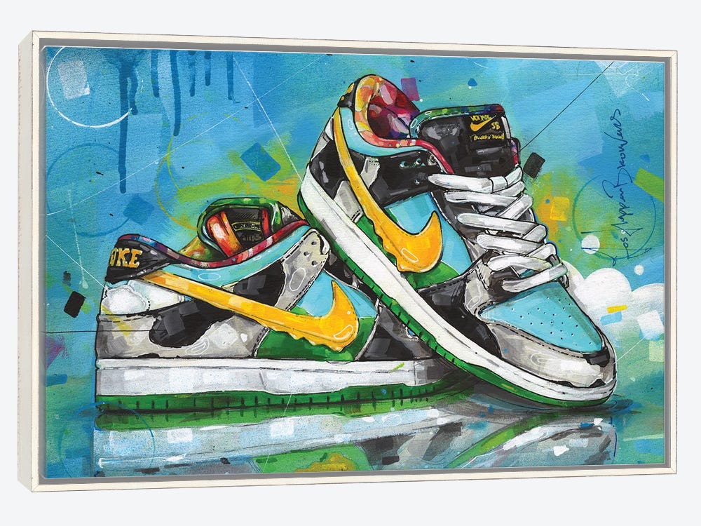 Jos Hoppenbrouwers Canvas Prints - Nike SB Dunk Low Chunky Dunky ( Sports > Skateboarding art) - 18x26 in