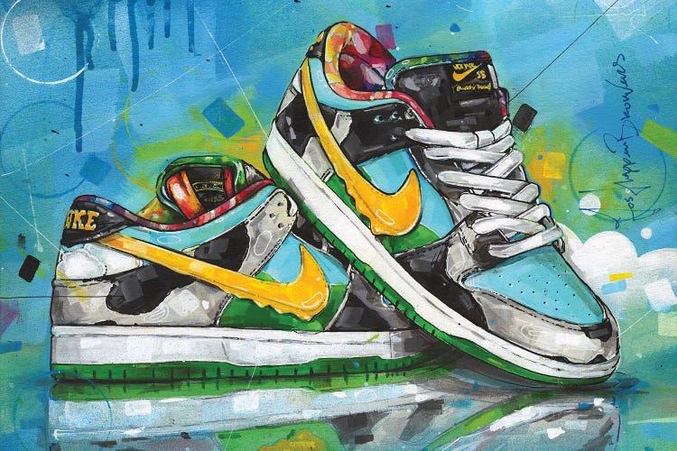 Nike SB Dunk Low Chunky Dunky Fashion Shoes Sneakers art 60x90 in