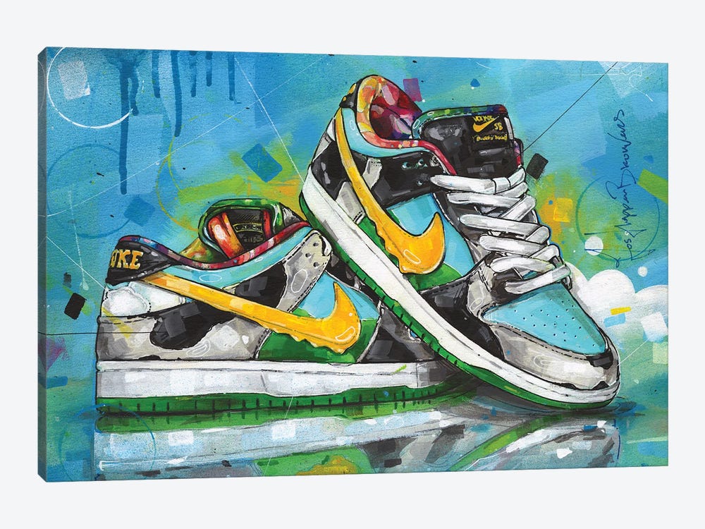 Nike SB Dunk Low Chunky Dunky by Jos Hoppenbrouwers 1-piece Canvas Art Print