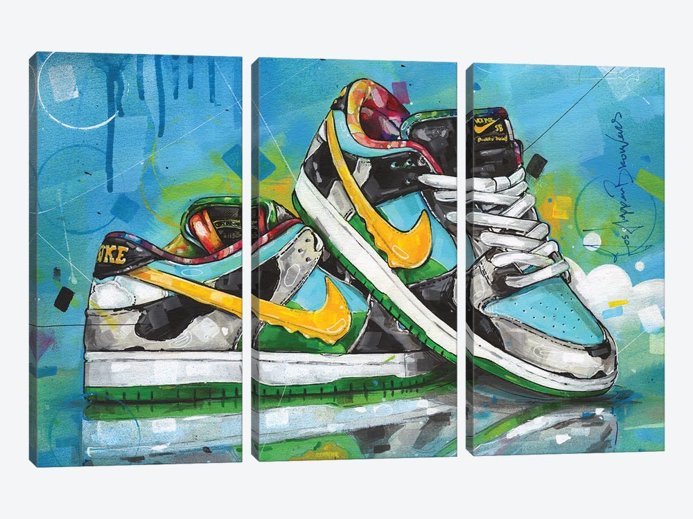 Nike SB Dunk Low Chunky Dunky by Jos Hoppenbrouwers 3-piece Art Print