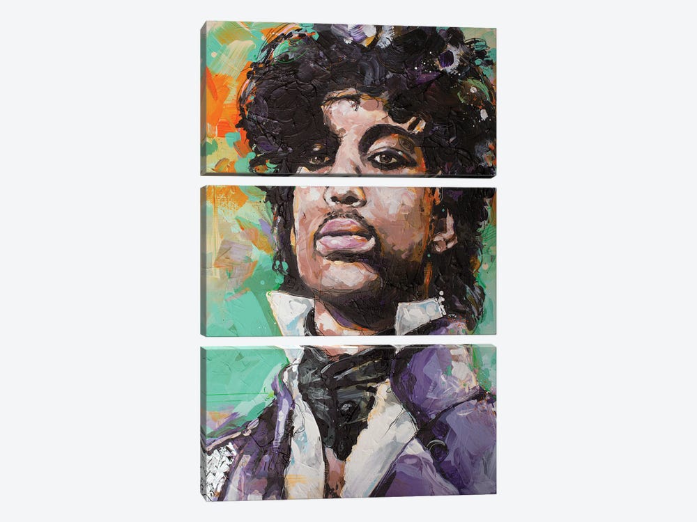 Prince by Jos Hoppenbrouwers 3-piece Canvas Art Print