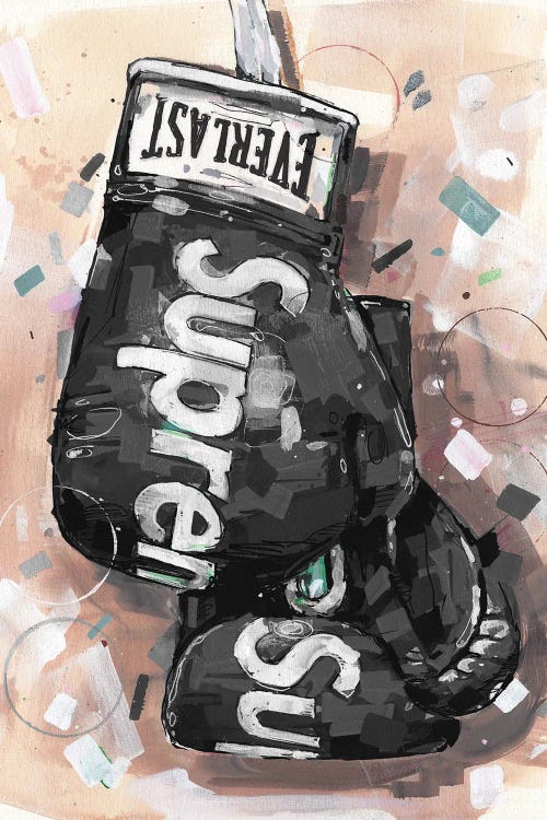 Supreme X Everlast Boxing Gloves Black