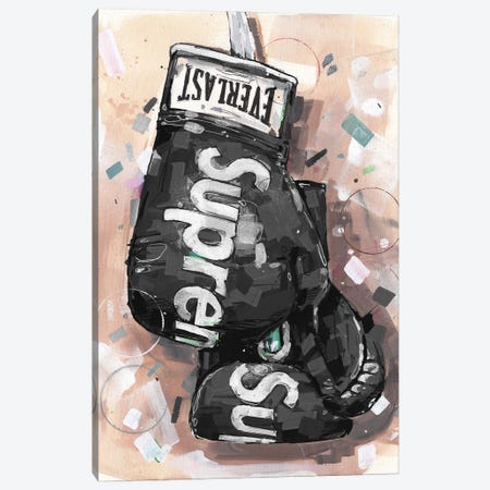 Supreme X Everlast Boxing Gloves Black Canvas Print #HBW13} by Jos Hoppenbrouwers Canvas Art Print