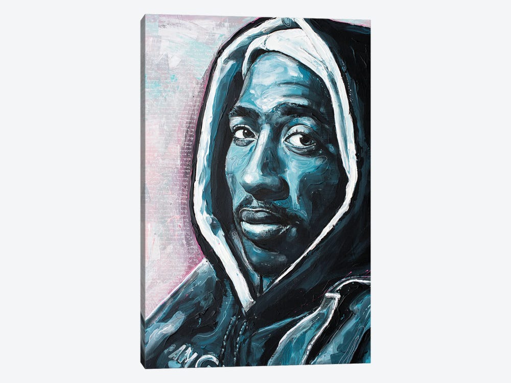 2Pac by Jos Hoppenbrouwers 1-piece Canvas Print