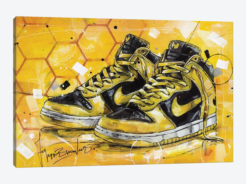 Peer Fotoelektrisch Verfijnen Nike Dunk High Wu Tang (1999) Art Print | Jos Hoppenbrouwers | iCanvas