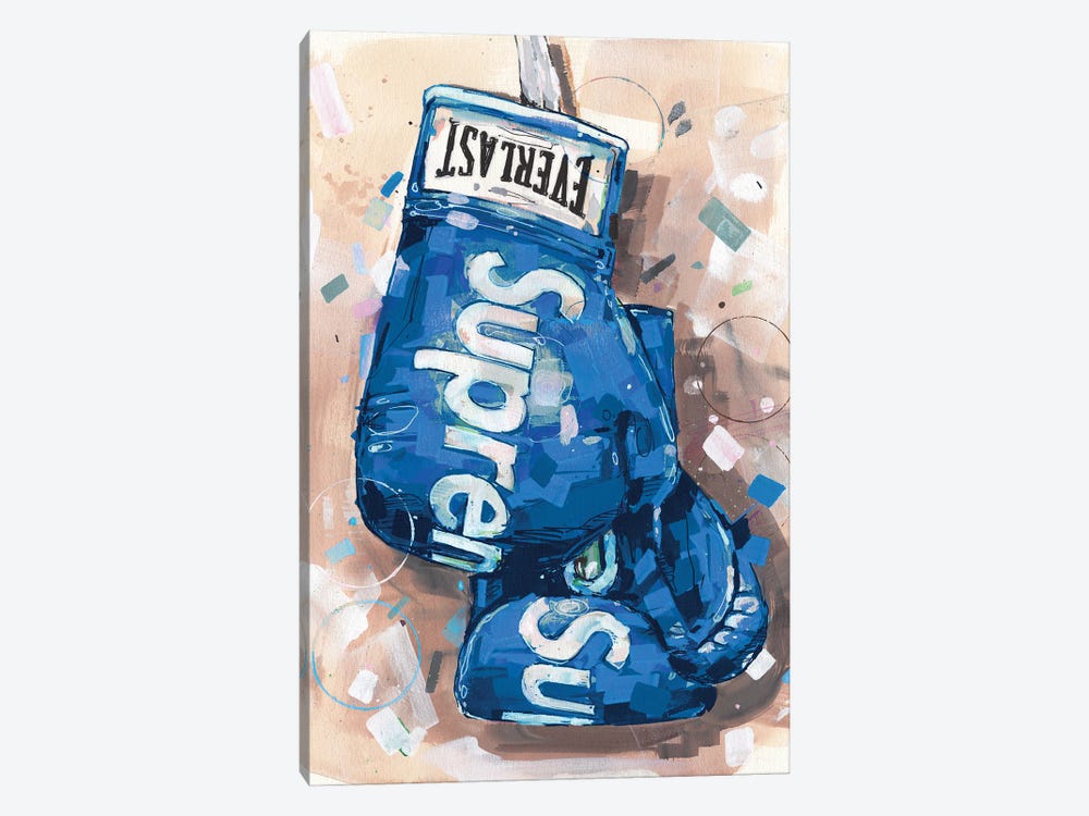 Supreme X Everlast Boxing Gloves Blue by Jos Hoppenbrouwers 1-piece Canvas Art Print