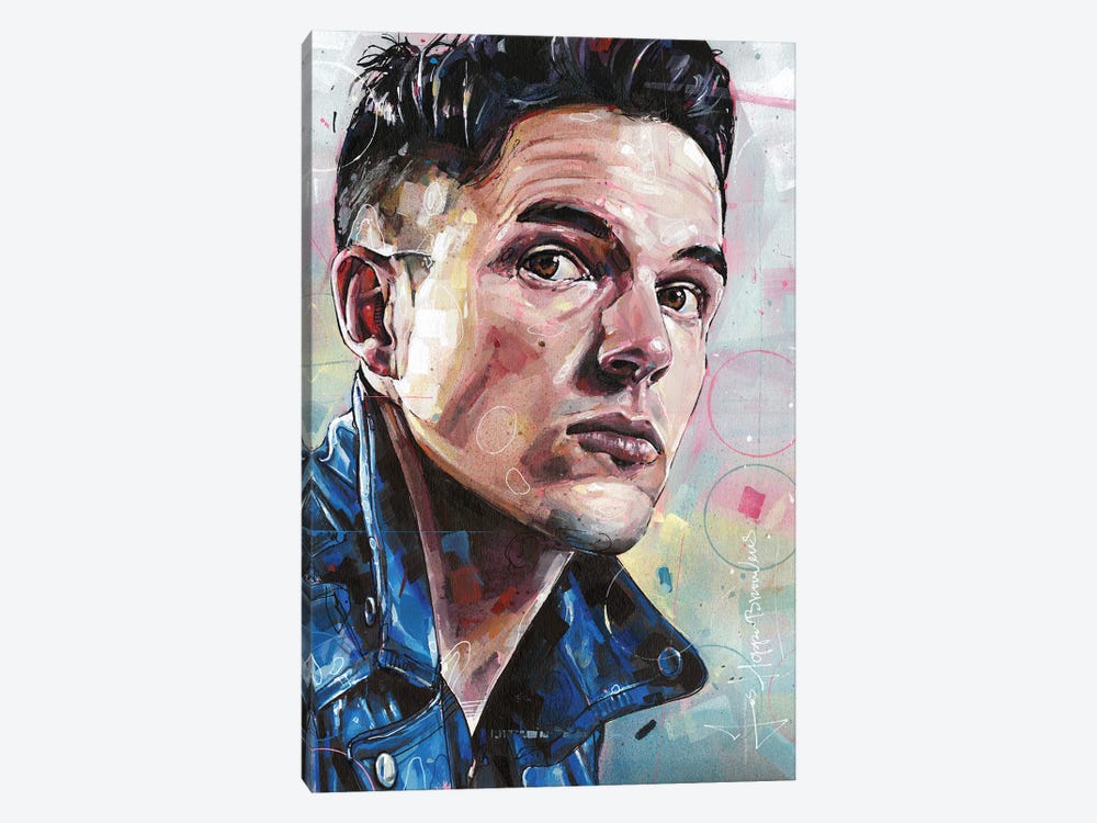 Brandon Flowers, The Killers by Jos Hoppenbrouwers 1-piece Canvas Art Print