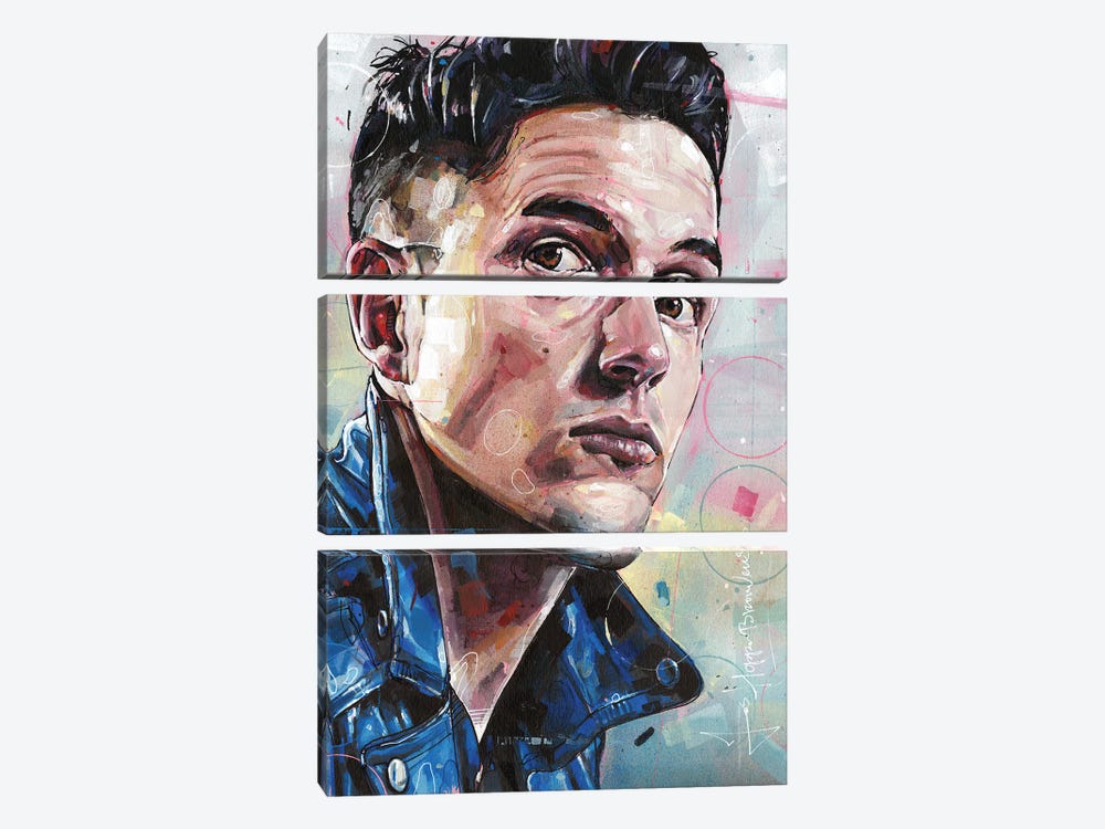 Brandon Flowers, The Killers by Jos Hoppenbrouwers 3-piece Canvas Print