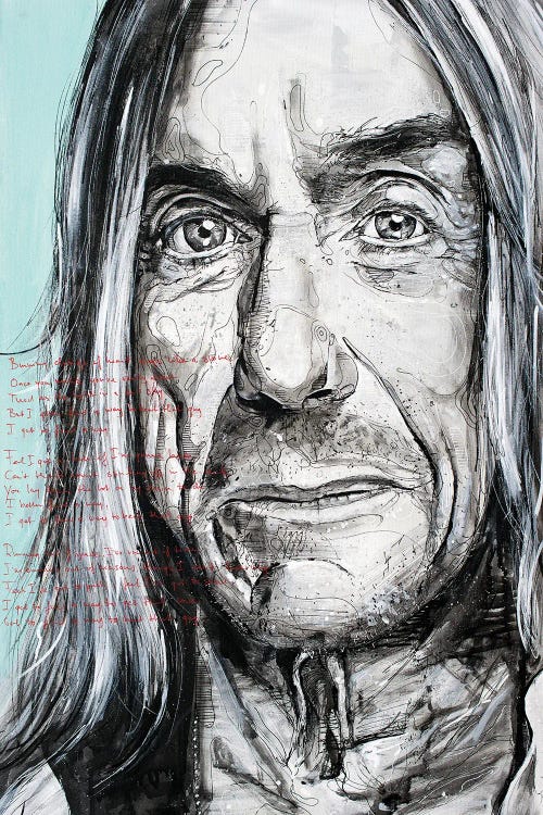 Iggy Pop Painting