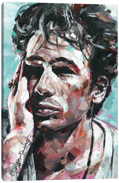 Jeff Buckley Canvas Art Print - Jos Hoppenbrouwers